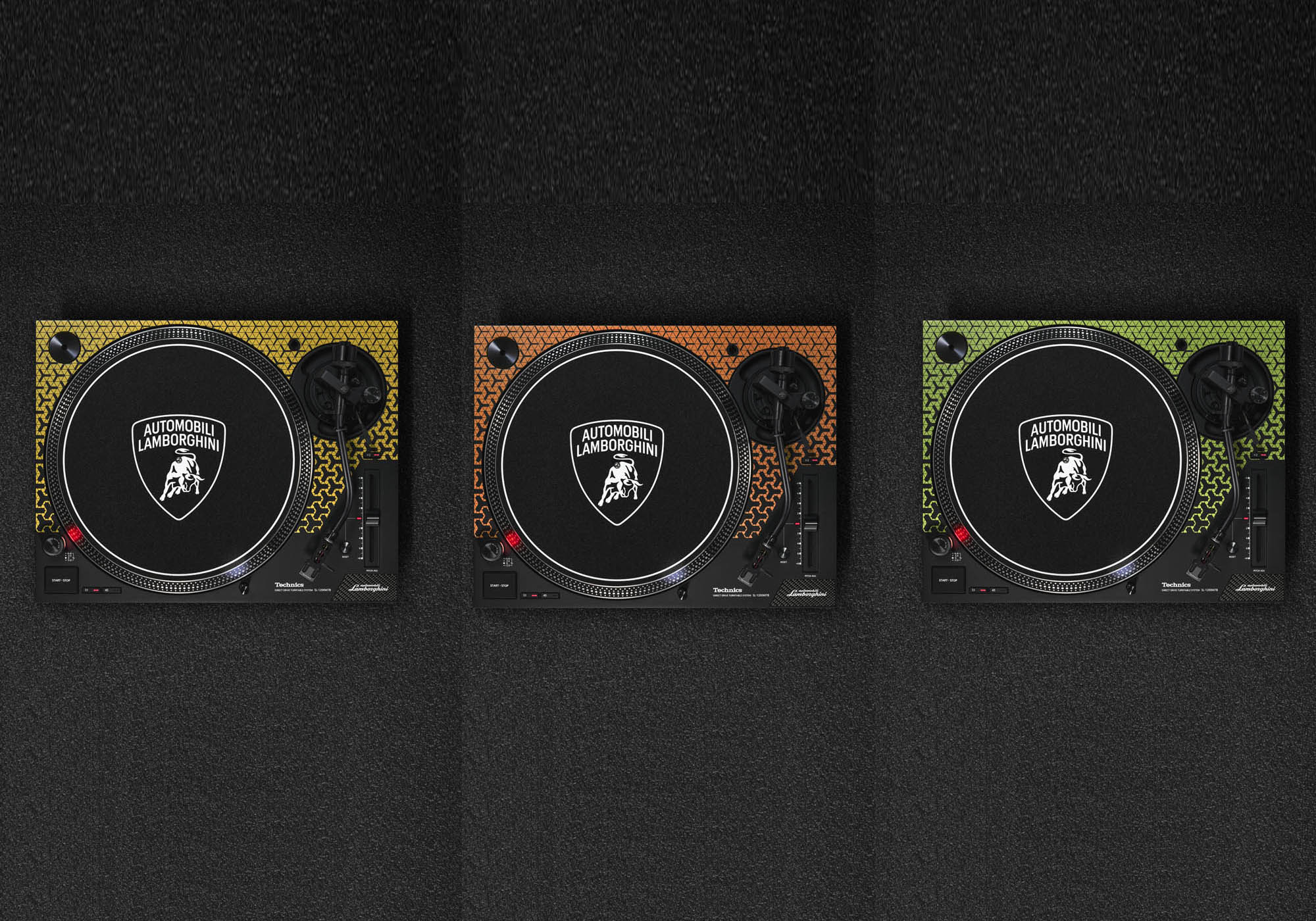 Launch of the Direct Drive Turntable System SL-1200M7B — A Collaboration between Technics and Lamborghini