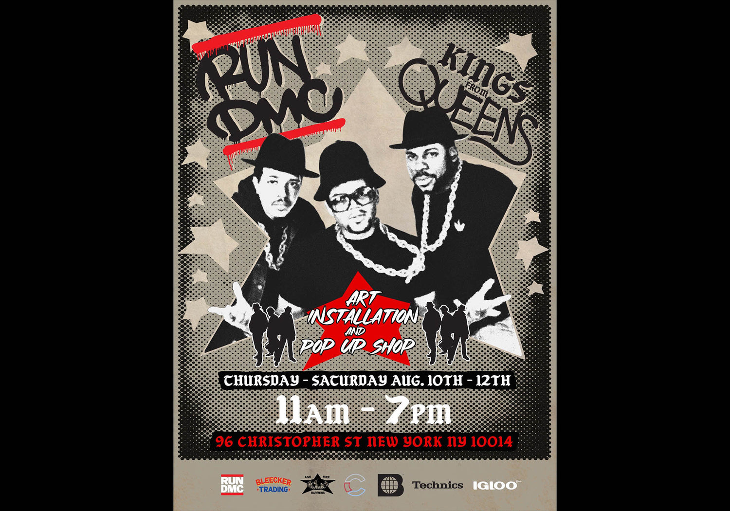 The Run DMC Pop Up Experience is Coming to New York with Technics!
