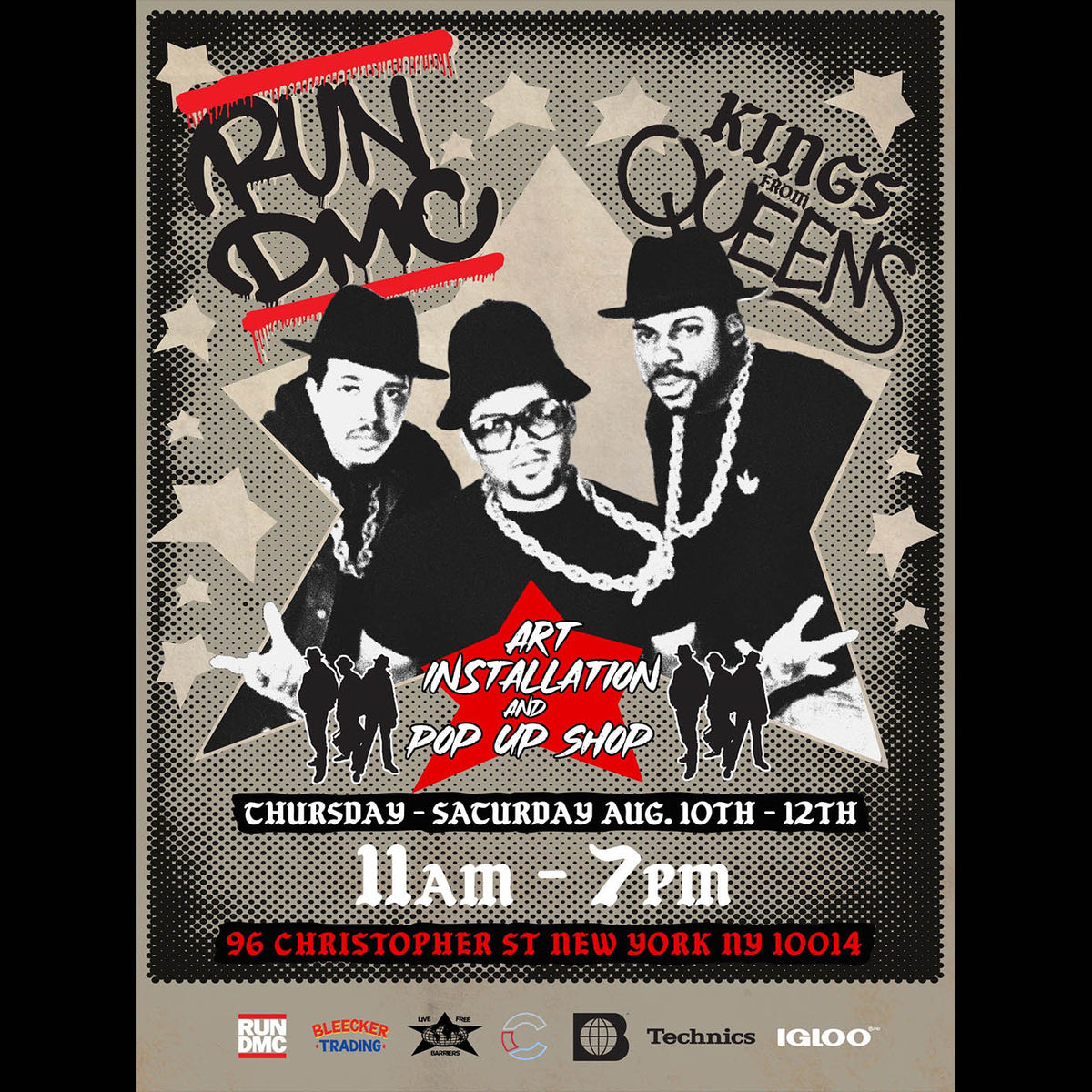 The Run DMC Pop Up Experience is Coming to New York with Technics!