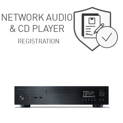 Register My Network Audio & CD Player