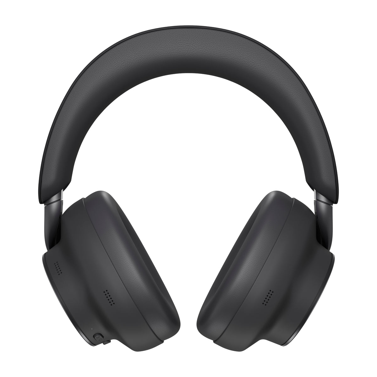 Front view of Technics EAH-A1000 headphones with memory-foam ear cushions