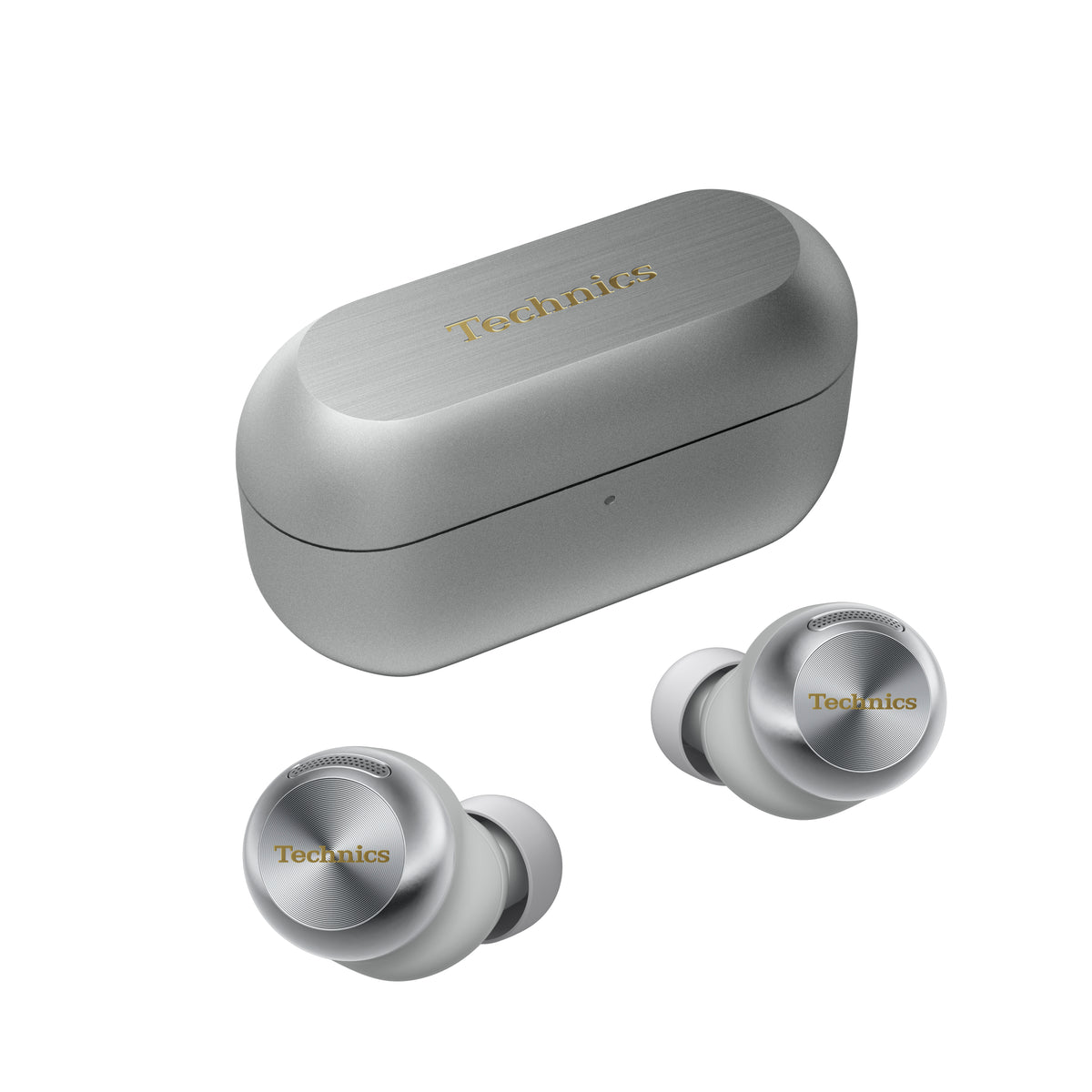 Panasonic Technics EAH-AZ100-シルバー Reference Class Hi-Fi True Wireless Earbuds with Dolby Atmos and Noise