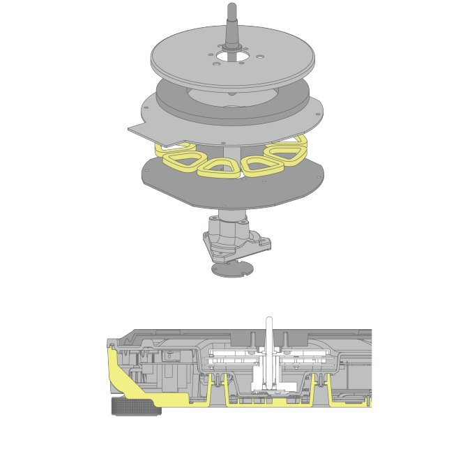 Platine vinyle à rotor unique Argenté - TECHNICS - SL-1500CEG-S